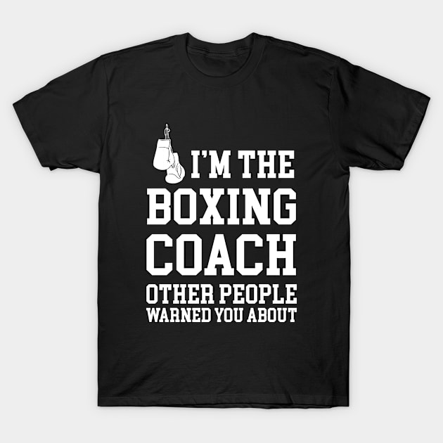 Boxing coach T-Shirt by outdoorlover